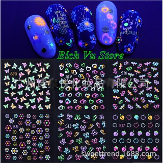 Sticker dán móng nỗi 3D (6tấm/32k)