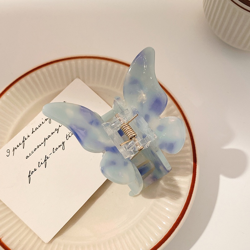 Kẹp Tóc Hình Bướm Chất Liệu Cao Cấp Kiểu Pháp Cổ Điển Thanh Lịch Sang Trọng Phụ Kiện Tóc Nữ