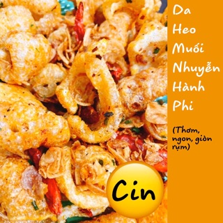 Da heo muối nhuyễn hành phi thơm ngon giòn rụm