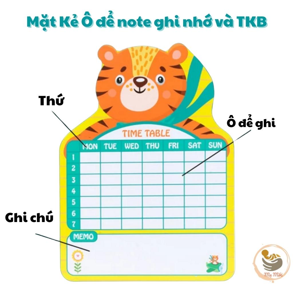 Bảng Vẽ 2 Mặt Có Thời Khóa Biểu Tiện Ích Hình Thú Dễ Thương Cho Bé Tăng Khả Năng Sáng Tạo Shop Bố Mốc