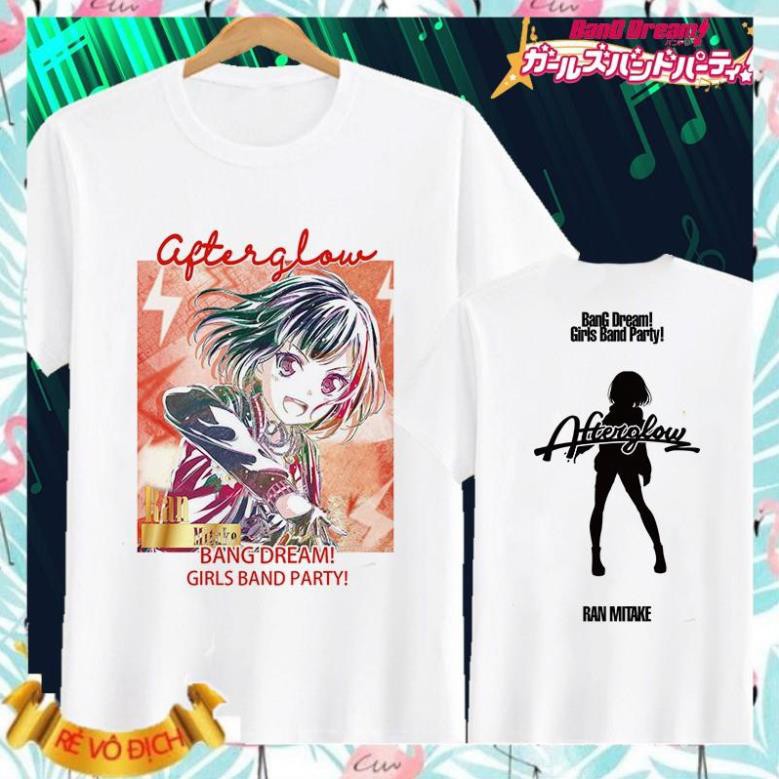 🔥XẢ SỐC🔥 Áo thun Bang Dream! RAN Afterglow độc đẹp giá rẻ