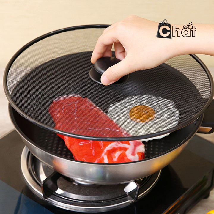 Nắp vung lưới chống văng dầu mỡ