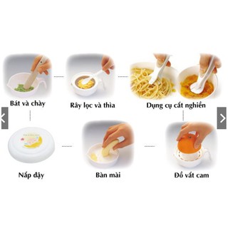 (9544) Bộ chế Biến Ăn Dặm Kiểu Nhật Richell