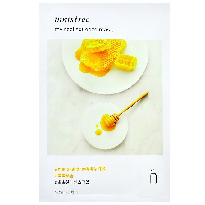 Mặt Nạ Gói Mật Ong Innisfree It's Real Honey (Mật Ong) 20ml