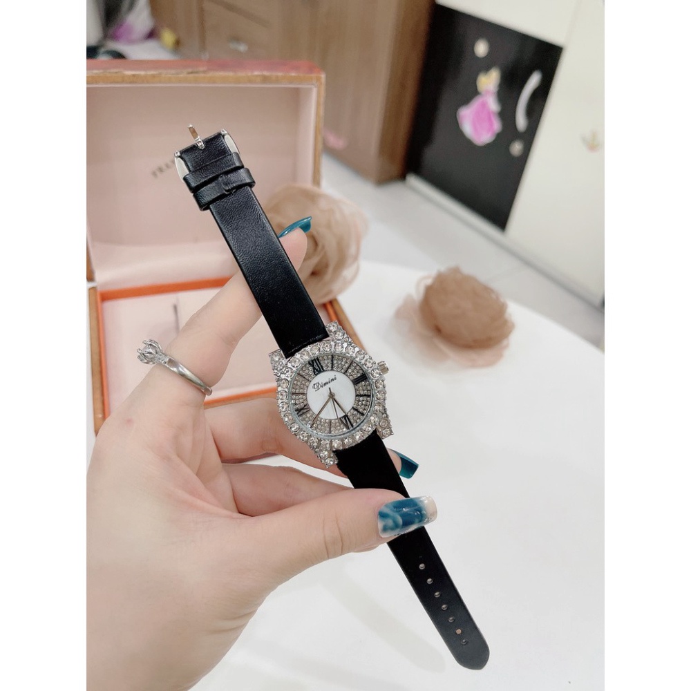 Đồng hồ nữ DI.MI.NI dây da thiết kế mới tinh tế sang trọng, chống nước, bảo hành 12 tháng, dong ho nu | BigBuy360 - bigbuy360.vn