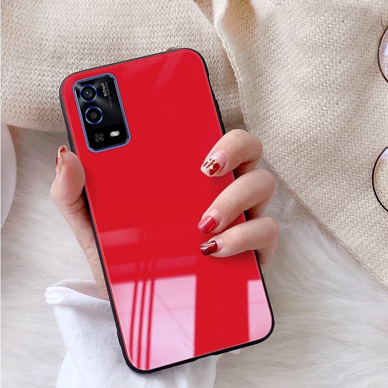 Ốp Lưng OPPO A55 Mặt kính gương sáng bóng cao cấp