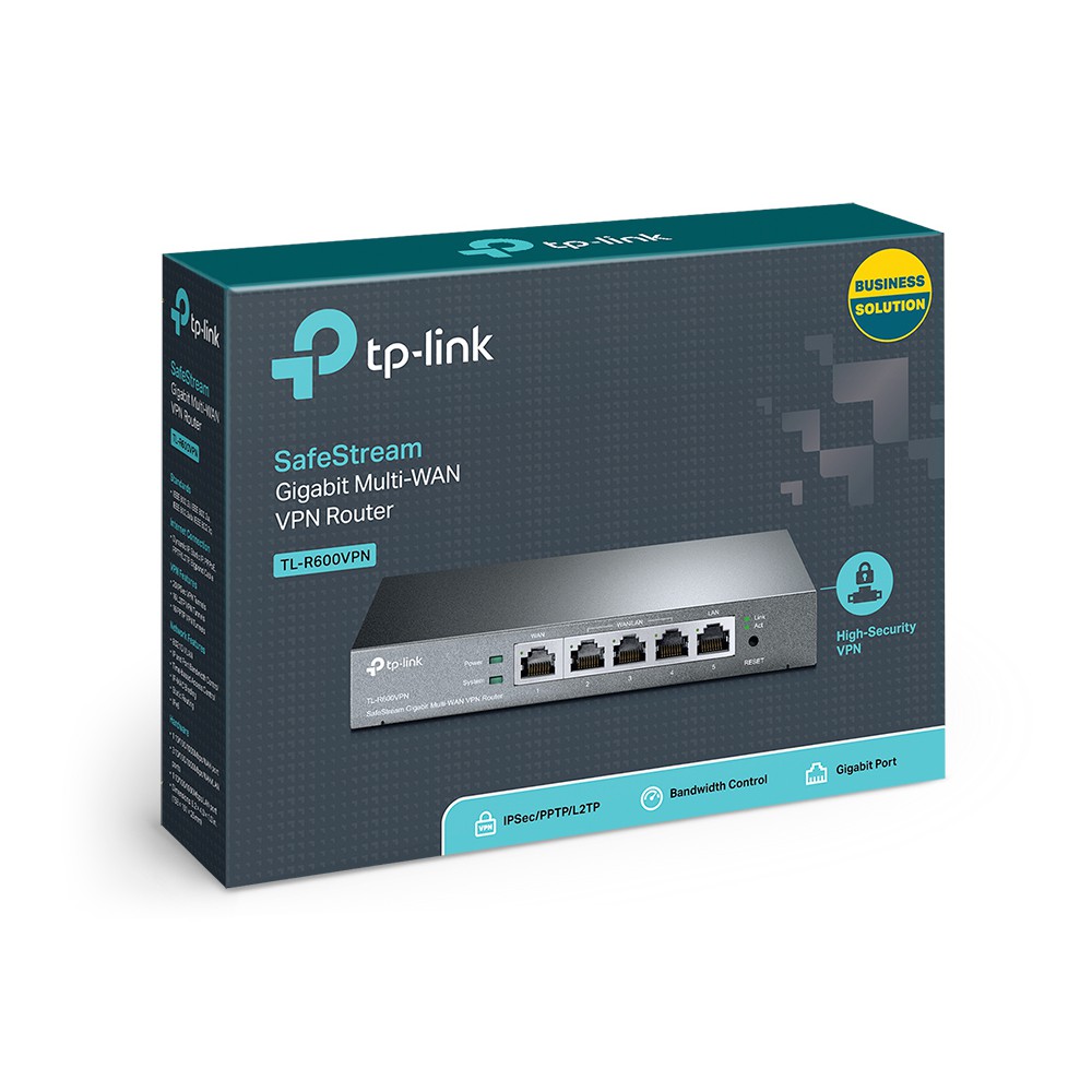 Router VPN băng thông rộng SafeStream Gigabit Tplink TL-R600VPN