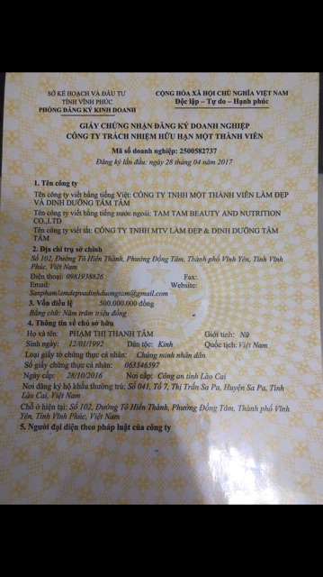 ✅ TINH NGHỆ VIÊN TÂM TÂM - Tinh nghệ viên nguyên chất