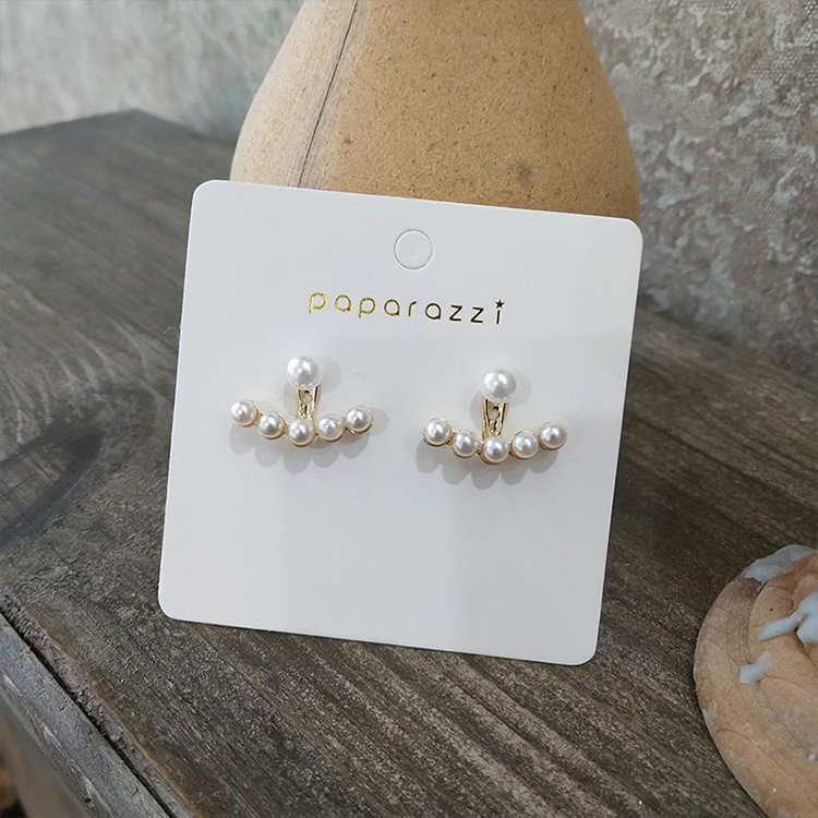 Khuyên tai bạc S925 đính ngọc trai giả sang trọng thời trang 2020 dành cho nữ