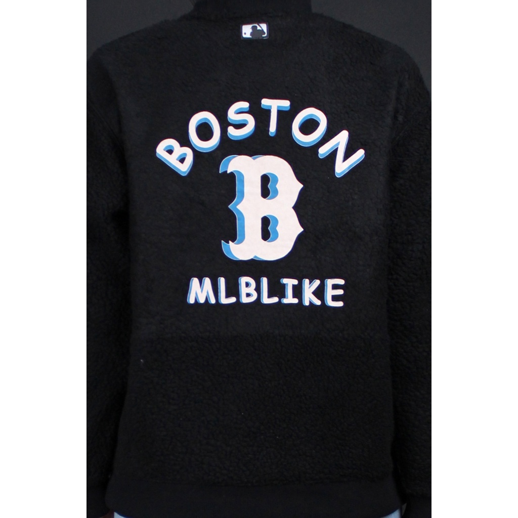 Q6959 - Áo sweater lông cừu ML3 in chữ B boston ML3 like sau