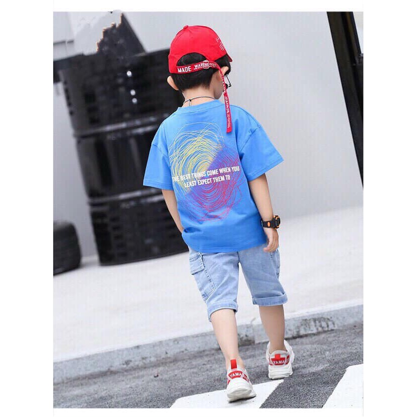 ÁO THUN BÉ TRAI KIỂU HIP HOP