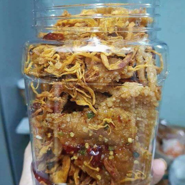 Cơm cháy lắc khô gà