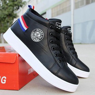 Giày Nam Thể Thao Nam Cao Cấp Hot Trend SPOST Giầy Trắng Cao Cổ Sneaker Nam Nữ - Hàng Loại 1