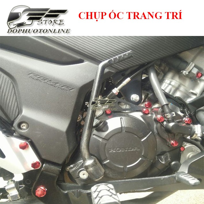 Chụp Ốc Trang Trí Xe Máy Nhựa ABS Bền Đẹp &lt;TOPGEAR&gt;