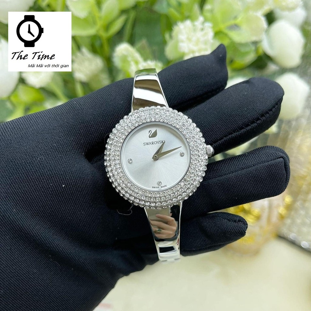 ( Sẵn 4 màu ) Đồng hồ nữ SWAROVSKI CRYSTAL ROSE WATCH #54840 case 34mm.5atm