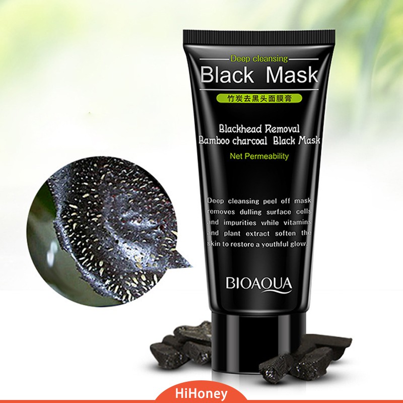 (Có sẵn)Gel Lột Mụn Cám, Mụn Đầu Đen Bioaqua Than Tre