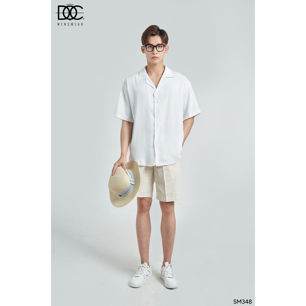 Áo Sơ Mi Nam Trơn Nhiều Màu Trẻ Trung Lịch Sự (CUBAN SHIRT) ĐỘC MENSWEAR - SM348