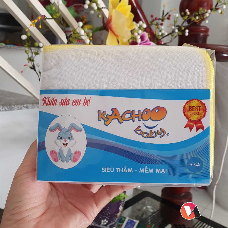 Set 10 cái Khăn xô sữa 4 lớp 100% cotton mềm mịn thấm hút tốt dành cho trẻ em và bé sơ sinh