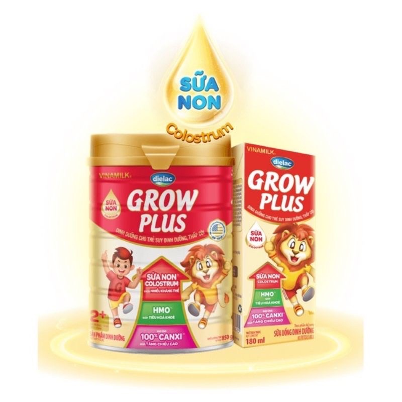 Sữa bột Dielac Grow Plus 2+ 900g