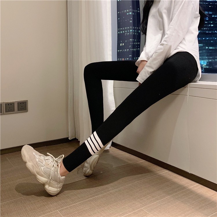 Quần Legging Thể Thao Phối Sọc | BigBuy360 - bigbuy360.vn