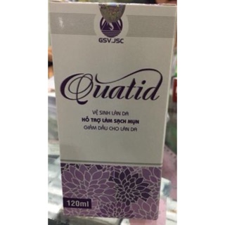 Vệ sinh làn da,hỗ trợ làm sạch mụn , giảm dầu cho da - quatid 120ml