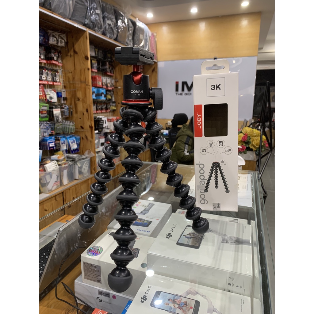 Chân xoắn Joby Gorillapod 3K + Ball Coman (Chính hãng