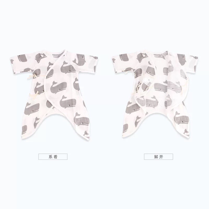 Body organic Muslin Trees mềm mịn 0-6m