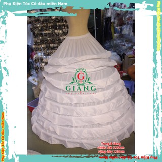 Tùng mặc trong váy cưới 8 tầng thép ngoại cứng gấp 3 lần tùng thường<PK>