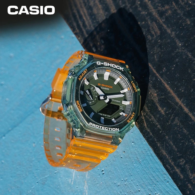 Đồng hồ nam Casio G-Shock GA-2100 / GA-2100HC-4A chống va đập, chống nước 200m, hàng chính hãng