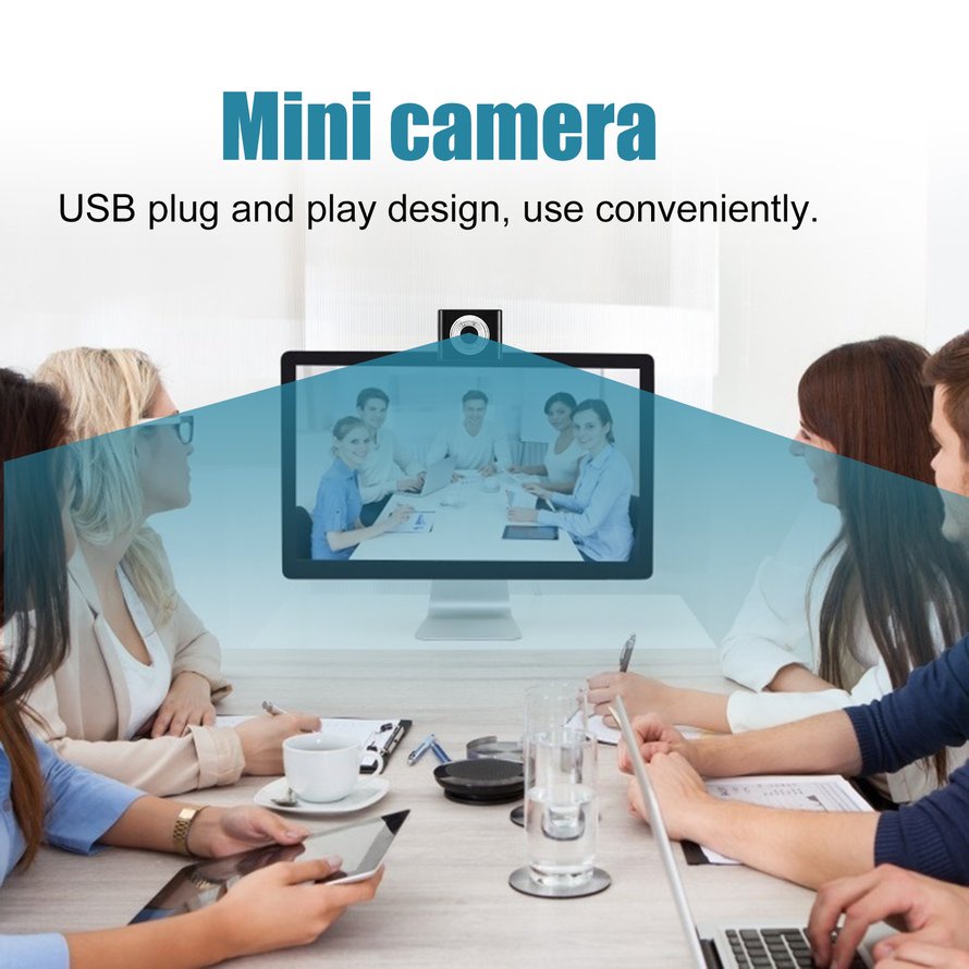 Webcam HD mini cắm USB cho laptop