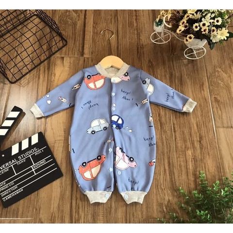 Body nỉ lông cúc giữa cho bé trai gái