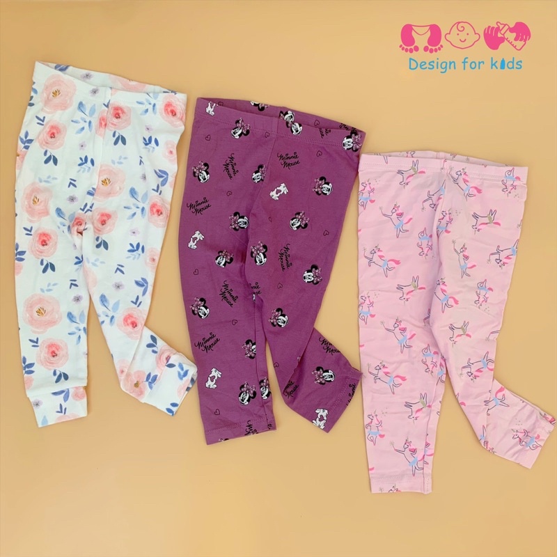 (Size 12-18m) Quần dài quần legging xuất dư các hãng cho bé trai và bé gái