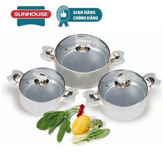 Bộ 3 nồi nhôm Sunhouse SH9933