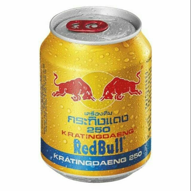 (Hàng nội địa) Lon bò húc Thái Lan 250ml