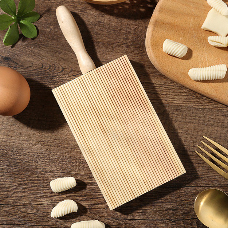 Noodles Wooden Butter Table and Popsicles Easily Make Authentic Homemade Pasta Butter Pasta Board Gnocchi Roller