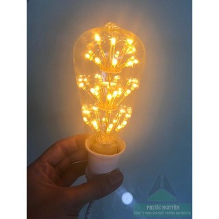 VI ẨN RỈ SÉT NGHỈ BÁN Bóng đèn led EDISON ST64- BÓNG LED CÂY THÔNG