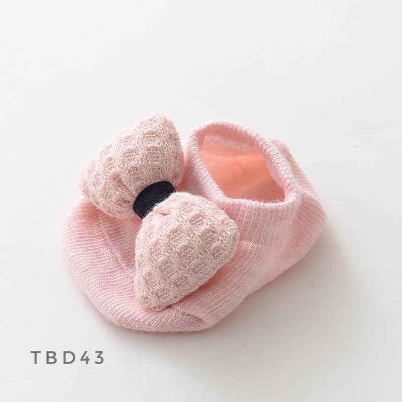 Set tất cổ ngắn + băng đô TBD43 cho bé 0-1 tuổi