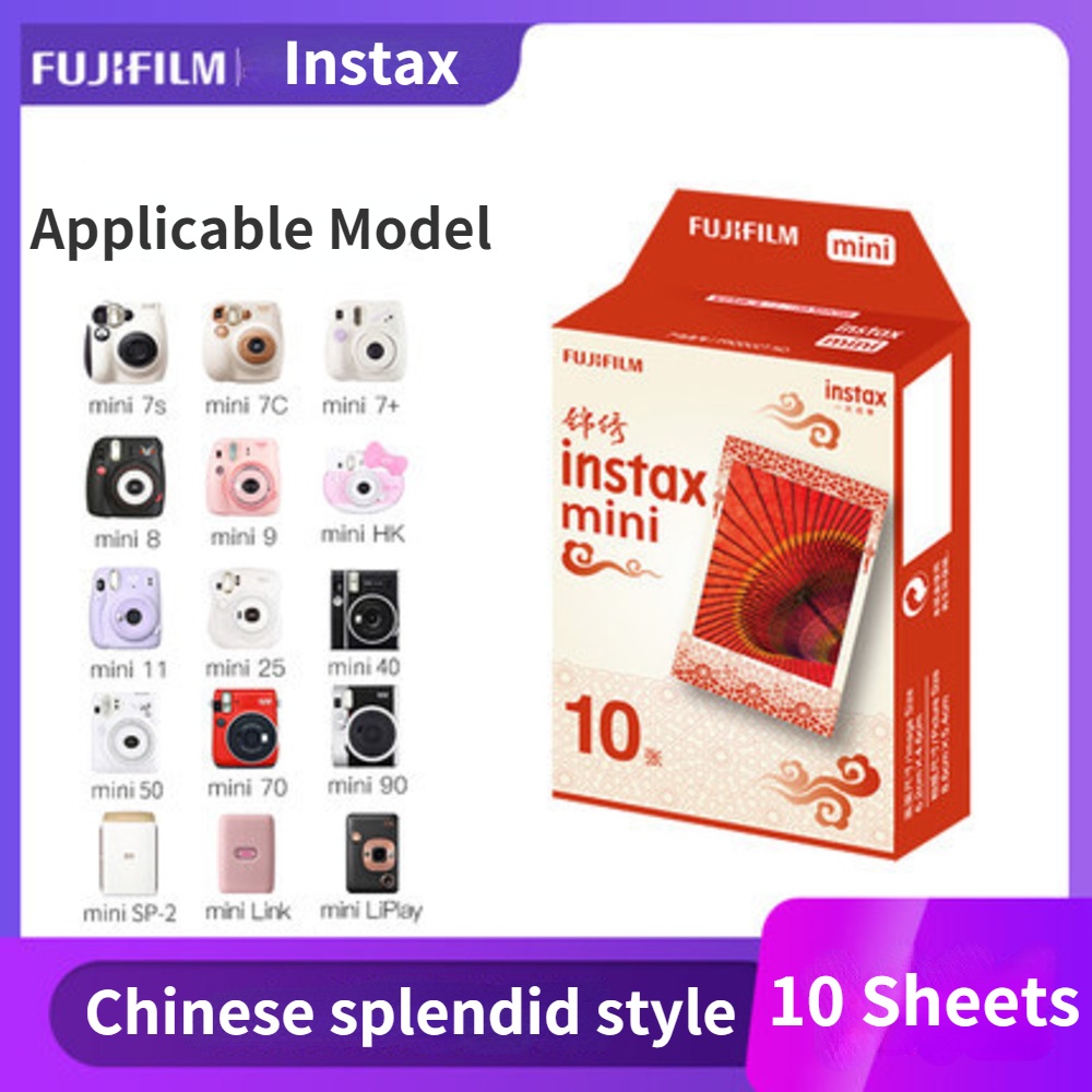 Phim Dán Nhiều Màu Sắc Cho Fujifilm Polaroid Film Instax Mini 7 8 9 11 25 40 70 90 SP-1 / 2