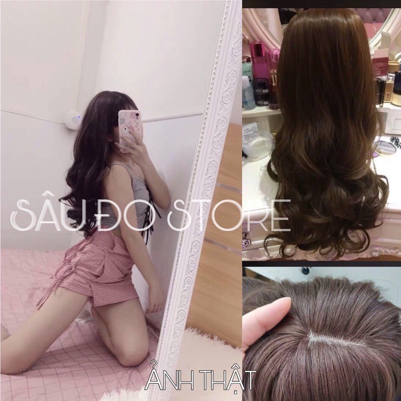 [HÌNH THẬT] TÓC CHE HÓI CHO NỮ DÀI THẲNG VÀ XOĂN SIÊU CẤP HÀN QUỐC
