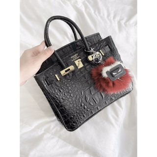Túi xách Hermes birkin vân da cá xấu ko box