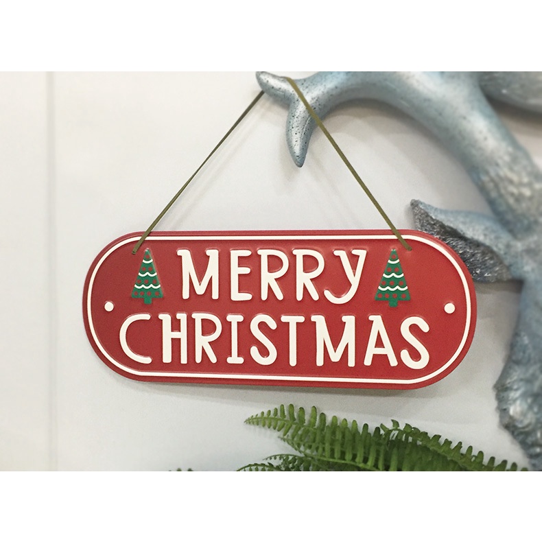 Bảng Treo Trang Trí Giáng Sinh Hình Ngôi Nhà