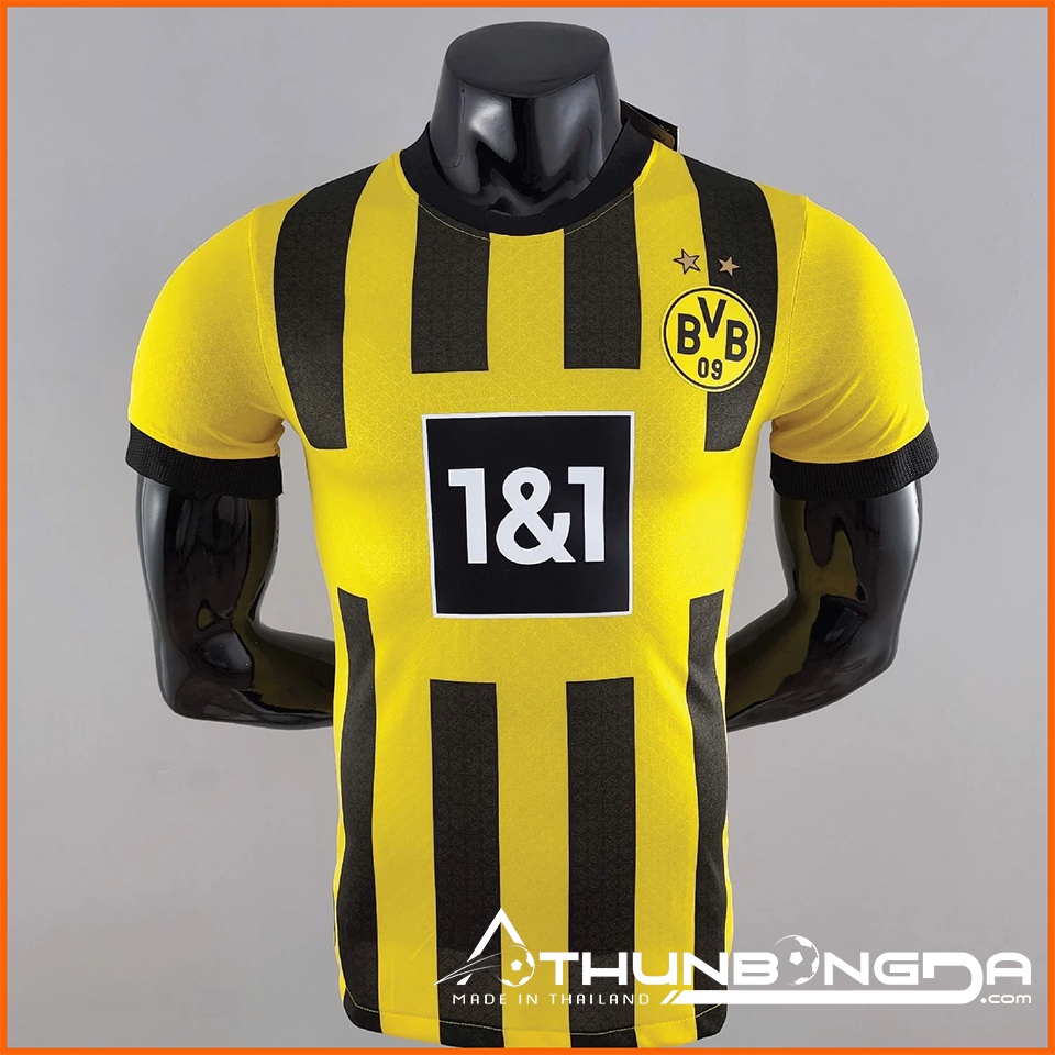 Áo Dortmund vàng sân nhà 2022/2023, 2022/23 bản PLAYER Issue BODY Slim Fit cao cấp Thái Lan