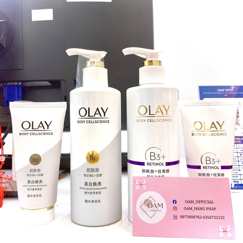 Dưỡng thể Olay B3 Bright dưỡng trắng toàn thân - Dòng mới nhất