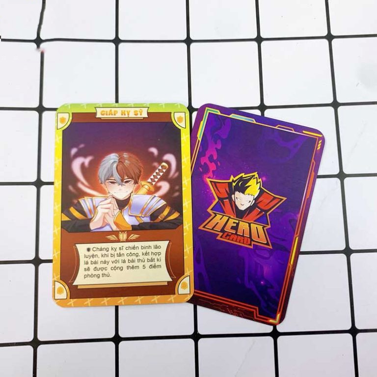 Thẻ bài Hero team bộ thẻ bài VIP hero team