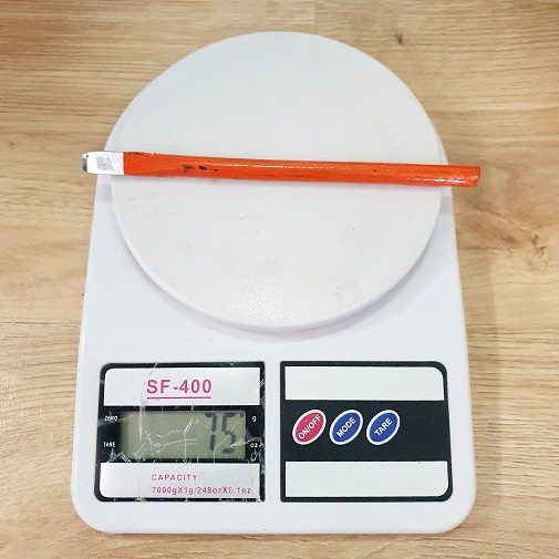 Đục Sắt Đầu Dẹp Loại Nhỏ Trọng Lượng 75g Kích Thước 8x170mm Đúc Liền Khối Cứng Cáp Tăng Hiệu Qủa Đục Đẽo