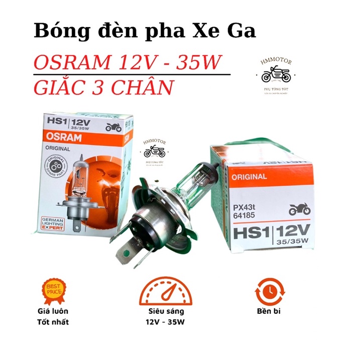 Bóng đèn Osram 12v-35W 3 chân
