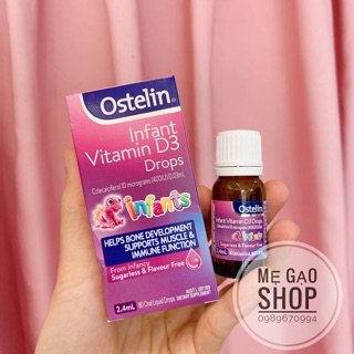 Vitamin D3 Ostelin Úc cho bé