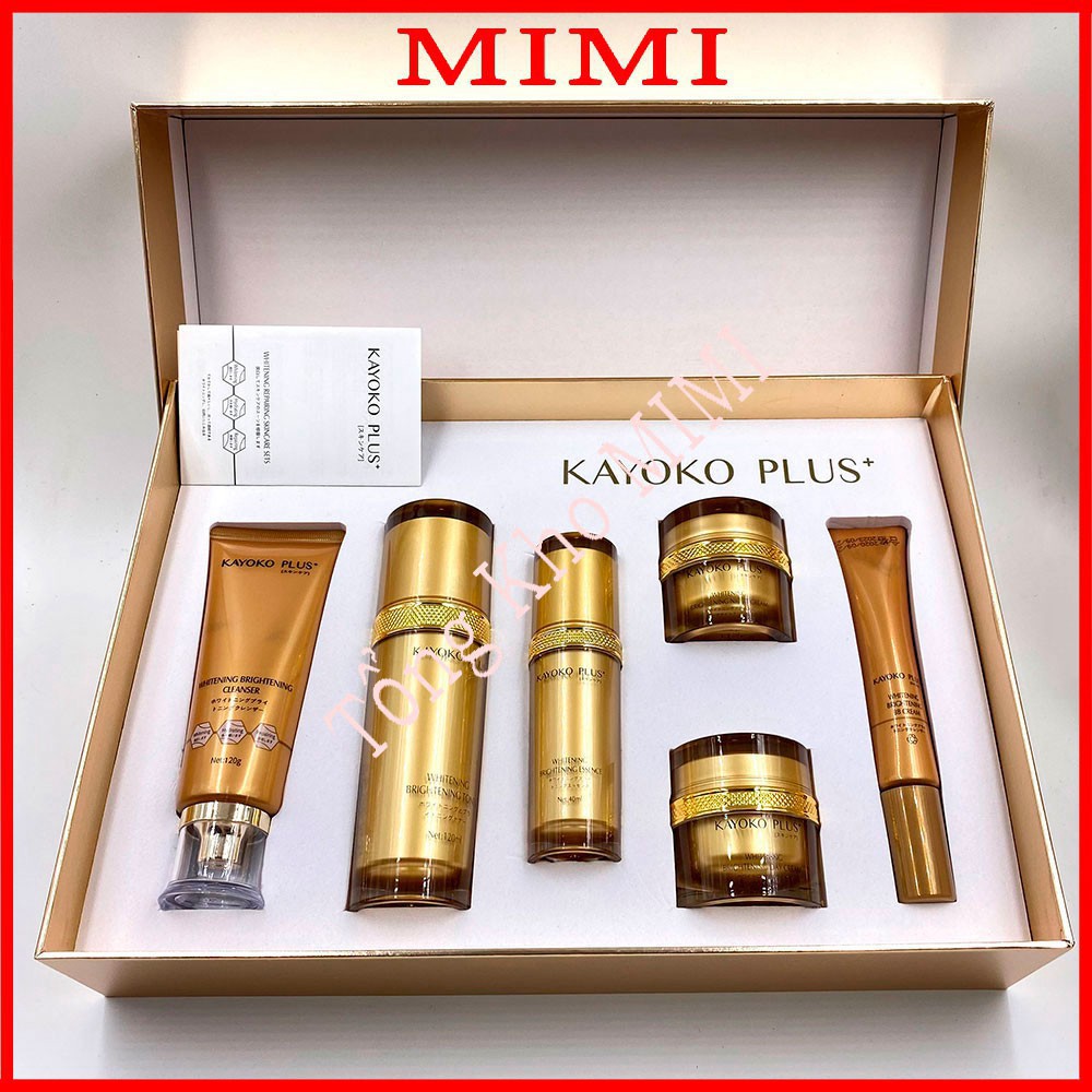 NƯỚC HOA HỒNG SE KHÍT LỖ CHÂN LÔNG  Kayoko Plus+ Vàng 6in1