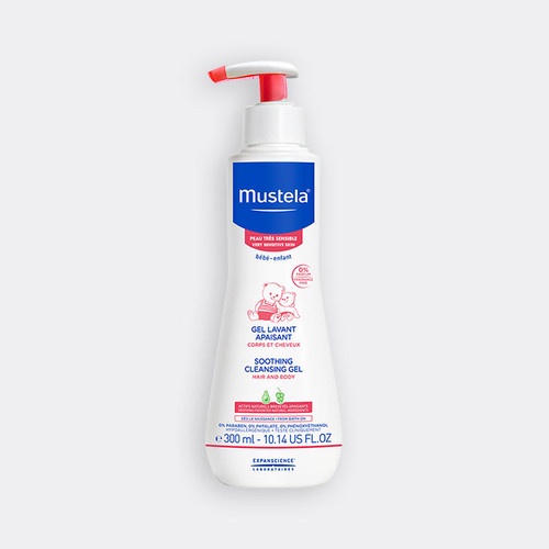 Sữa Tắm Gội Cho Trẻ Sơ Sinh & Em Bé Da Nhạy Cảm Mustela 300ml