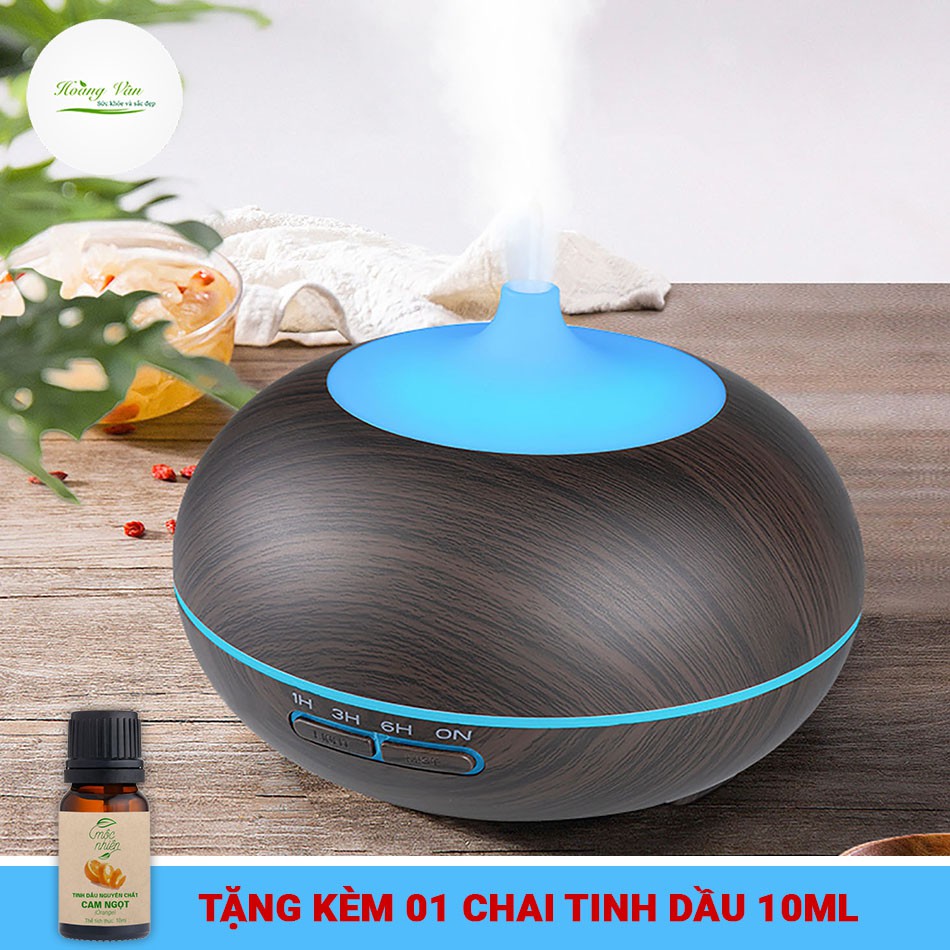 [Combo] Máy phun sương tinh dầu kèm remote điều khiển từ xa - Kèm 01 chai tinh dầu 10ml